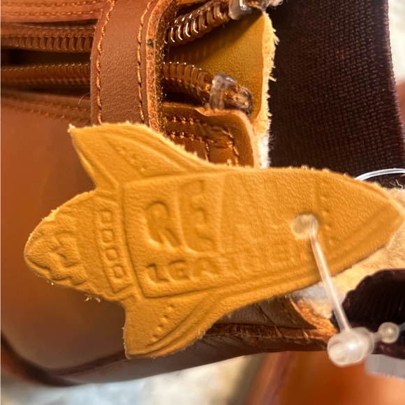 NWT Next little boy leather boots with fuzzy lining size USA 10 (kid) - Picture 7 of 10